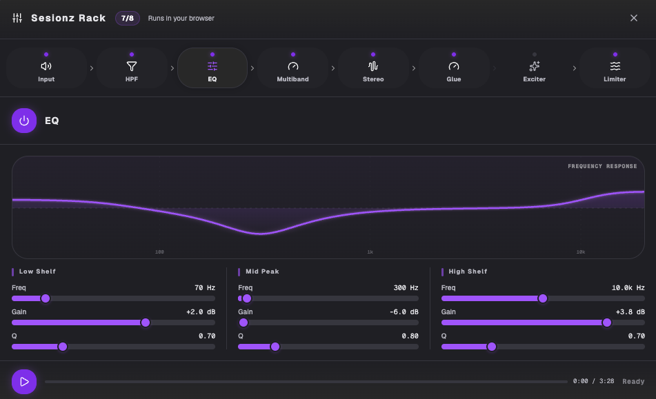 Mastering EQ module