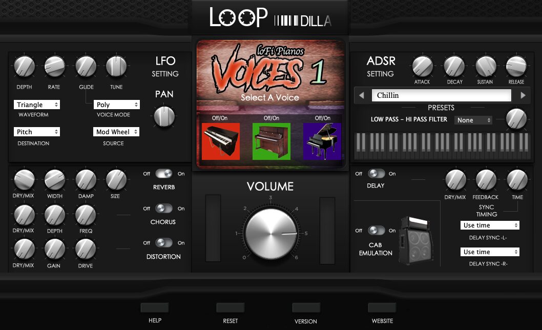 Voices 1 LoFi Pianos